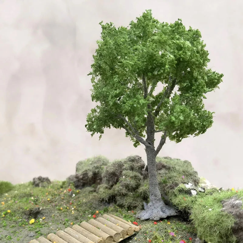 Green Tree Decoration: Perfect for Miniature Landscapes