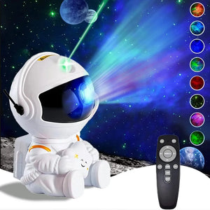 Astronaut Galaxy Projector Collection: Starry Nebula Ceiling LED Lamp