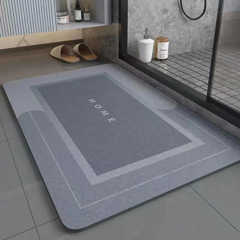 Premium Bathroom Floor Mat Collection: Anti Slip Diatomaceous Mud Mats