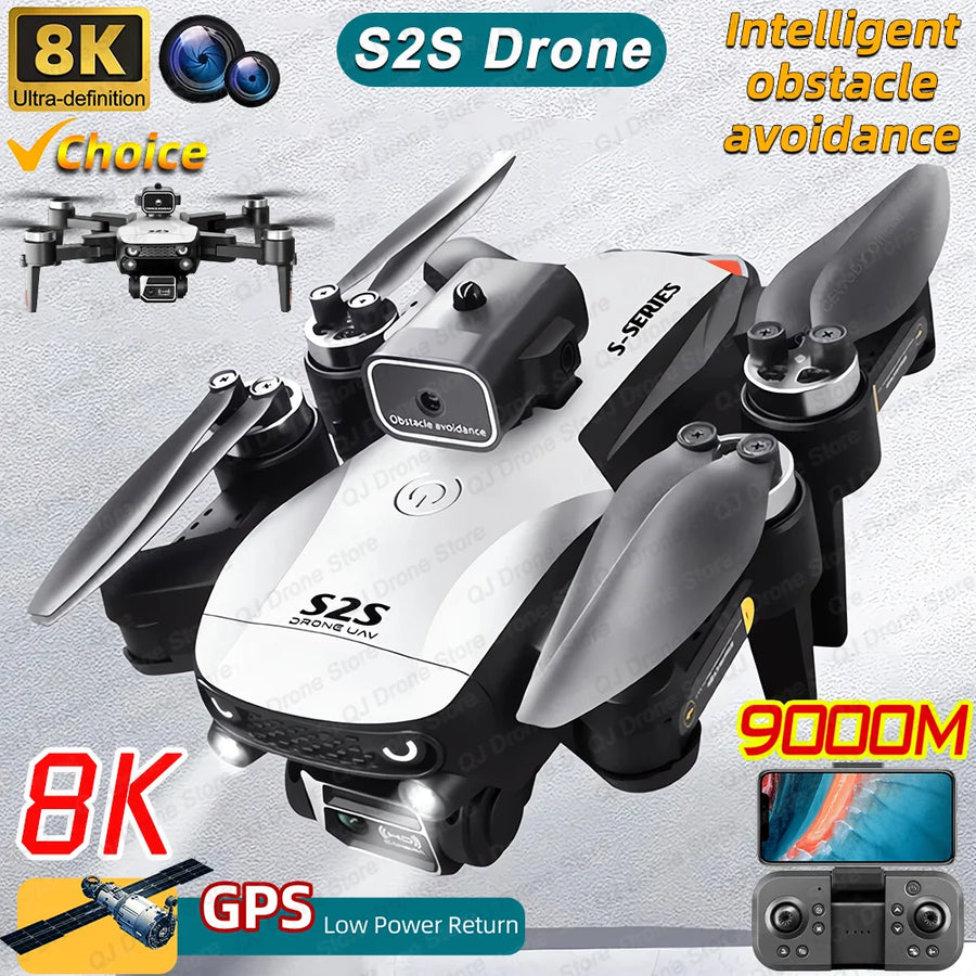 S2S Drone 8K Dual Camera Quadcopter