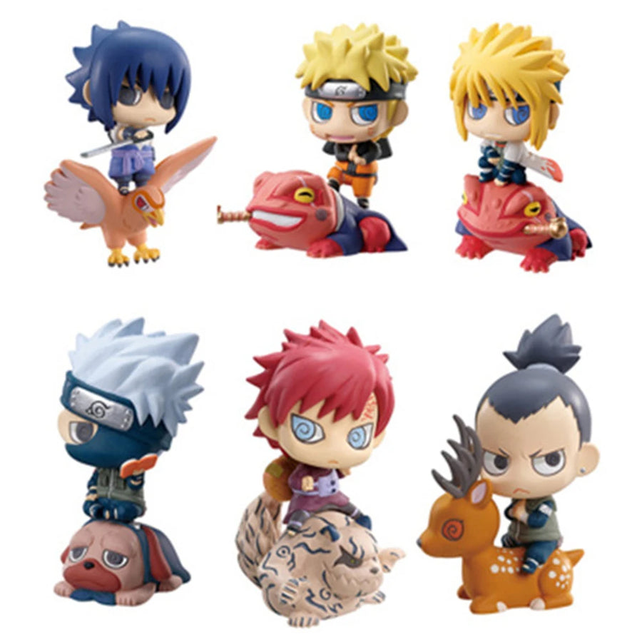 Naruto Shippuden Collectible Figures: Sasuke, Kakashi, Gaara