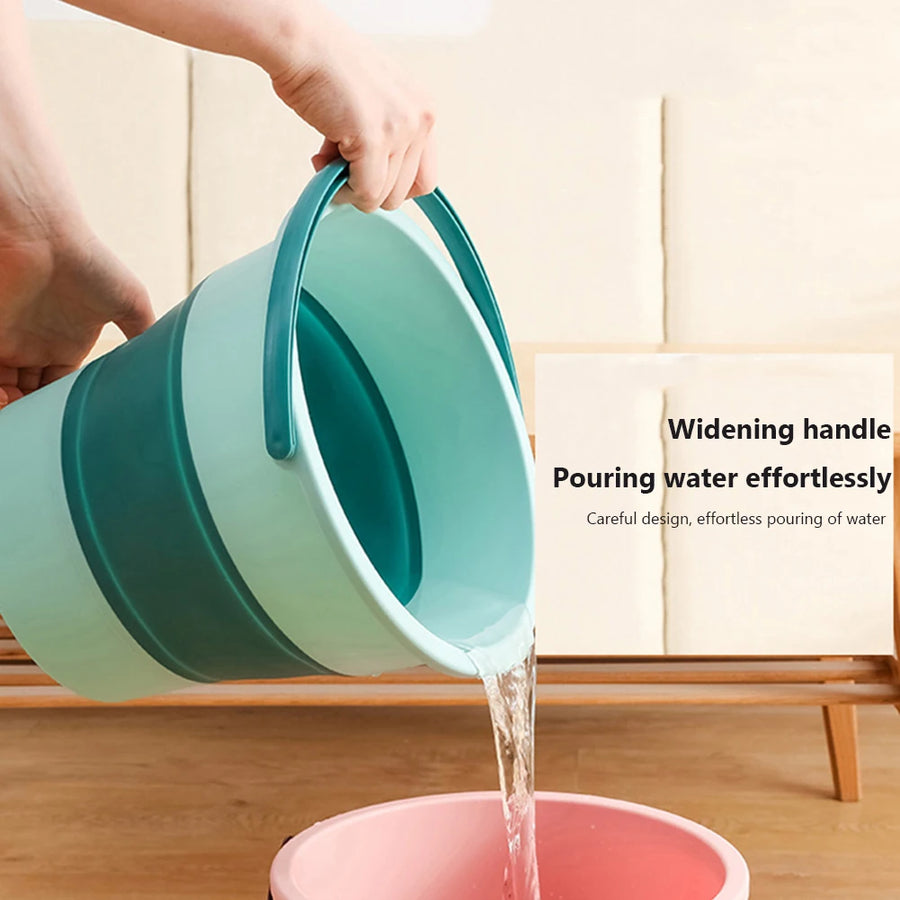 Collapsible Silicone Bucket