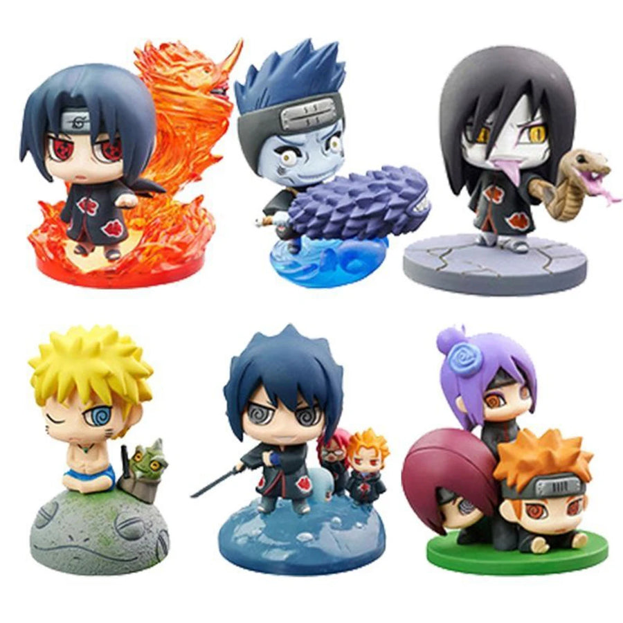 Naruto Shippuden Collectible Figures: Sasuke, Kakashi, Gaara